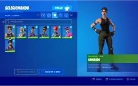 CONTA DE FORNITE COM MINTY, PACOTE SOMBRIO E SKINS DE PASSE