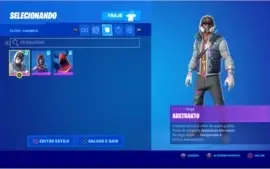 CONTA DE FORNITE COM MINTY, PACOTE SOMBRIO E SKINS DE PASSE