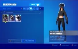 CONTA DE FORNITE COM MINTY, PACOTE SOMBRIO E SKINS DE PASSE