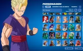 Conta Fortnite | 107 Skins | Son Gohan