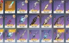 DILUC/VENTI/JEAN/QIQI(c1),ZHONG(c1),ALBEDO(c1)/2X ARMA 5