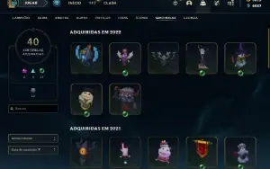  VENDO CONTA LOL com 5473 RP's parado