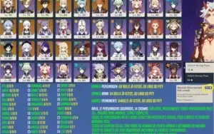 AR59 12 Perso e 6 ARMAS UNICAS DOURADAS Itto Baal MonaC2 etc