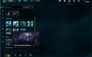 Conta Bronze 1 com 28 Champs e 5 Skins + 8 Espolios