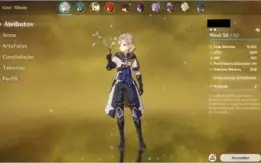 Conta AR 35 com personagens 5 estrelas