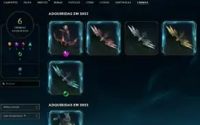 Esmeralda 4 com 70 Champs e 15 Skins + 17 Espolios