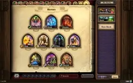 Conta lendária Hearthstone - TODAS as cartas modo padrão