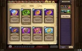 Conta lendária Hearthstone - TODAS as cartas modo padrão