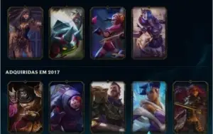 Conta LOL Prata 3 - 68 Champs & 16 Skins