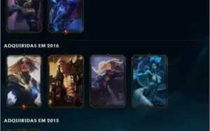 Conta LOL Prata 3 - 68 Champs & 16 Skins
