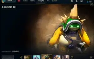 Gold 2 109 Skins Rammus Rei e Riven campeonato de 2012