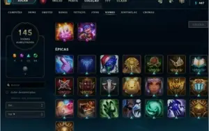 Gold 2 109 Skins Rammus Rei e Riven campeonato de 2012