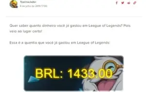 CONTA LOL LVL 263 / 38 CHAVES / 61 SKINS / 9 PAGINAS DE RUNA