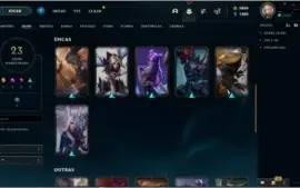 Conta League Of Legends - LOL - 5.8k de RP + Skins