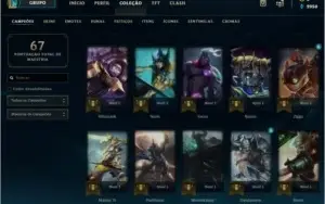 Conta de lol prata 4