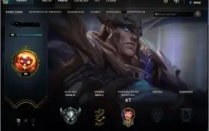 Conta de lol prata 4