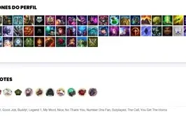 Conta ouro 3 com 5 Skins e 30 Champs