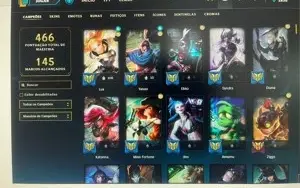 VENDO CONTA LOL 310 SKINS/NO PREÇO (ACEITO NEGOCIAÇÃO)