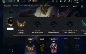 Ouro 4 com 55 Champs e 16 Skins
