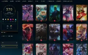 CONTA LOL FULL ACESSO | 370 SKINS| AHRI 60K E JHIN MITICO