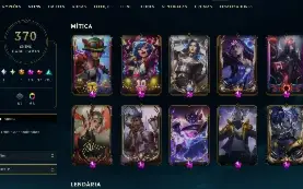 CONTA LOL FULL ACESSO | 370 SKINS| AHRI 60K E JHIN MITICO