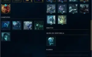 Conta Lol Plat 5 232 skins
