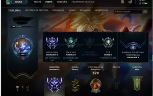 Conta com 347skins todos os champs pagina de runa diamante 2