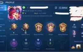 Vendo conta no Mobile Legends