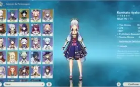 🔴 CONTA GENSHIN NA AR 56, VÁRIOS PERSONAGENS 5⭐ E ARMA 5⭐