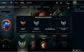 Conta de lol Plat V S8 *SEM EMAIL REGISTRADO* OPORTUNIDADE!