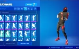 CONTA FORTNITE ANTIGA SKINS RARAS COM SALVE O MUNDO E VBUCKS