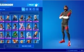 CONTA FORTNITE ANTIGA SKINS RARAS COM SALVE O MUNDO E VBUCKS