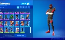 CONTA FORTNITE ANTIGA SKINS RARAS COM SALVE O MUNDO E VBUCKS