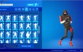CONTA FORTNITE ANTIGA SKINS RARAS COM SALVE O MUNDO E VBUCKS