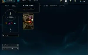 CONTA PLATINA MAIN TALON LEAGUE OF LEGENDS