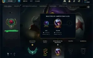 CONTA PLATINA MAIN TALON LEAGUE OF LEGENDS