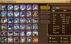 Conta Summoners Wars ASIA C3+