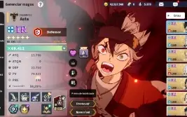 Conta Black Clover Lv. 29 (Muito boa)
