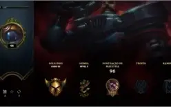 Conta lol Gold/Ouro