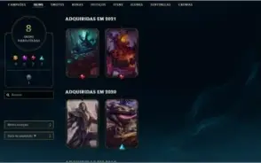 Conta lol Gold/Ouro