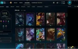 Conta Platina 2 - 115 skins - Todos os Campeões.