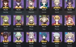 AR55, 16T5 Navia + Bis, Nahida + Bis, Nilou + Bis, Shogun...