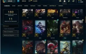 Conta prata 4 com 80 Champs e 26 Skins