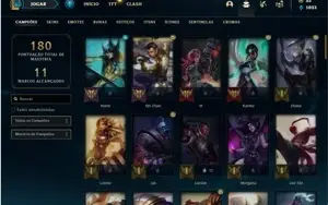 Conta prata 4 com 80 Champs e 26 Skins