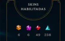 Conta LoL - Skins Mais Raras