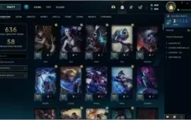 Vendo conta LVL 262, PLATINA III e 261SKINS.