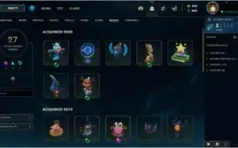 Vendo conta LVL 262, PLATINA III e 261SKINS.