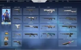 Conta Valorant com Skins de Pacote Ancifogo,Sublime e Oni