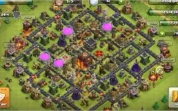 Conta Clash of clans Cv 10 semi full