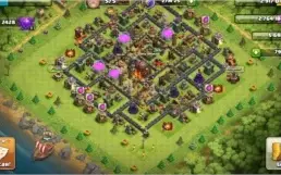 Conta Clash of clans Cv 10 semi full